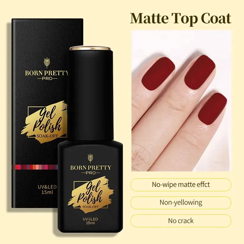 Matte Top Coat Trubuty Born Pretty 15ml