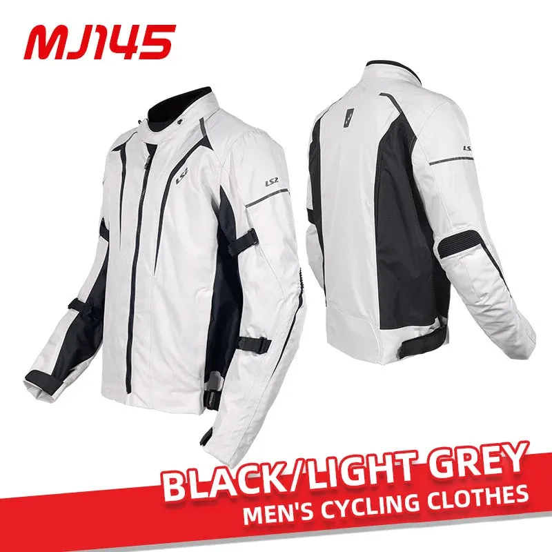 Men's LS2 Soft Armor CE Certified Motorcycle Jacket