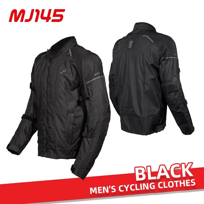 Men's LS2 Soft Armor CE Certified Motorcycle Jacket