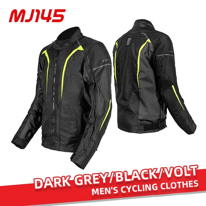 Men's LS2 Soft Armor CE Certified Motorcycle Jacket