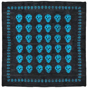 Meter x Meter Skull Print Square Scarf