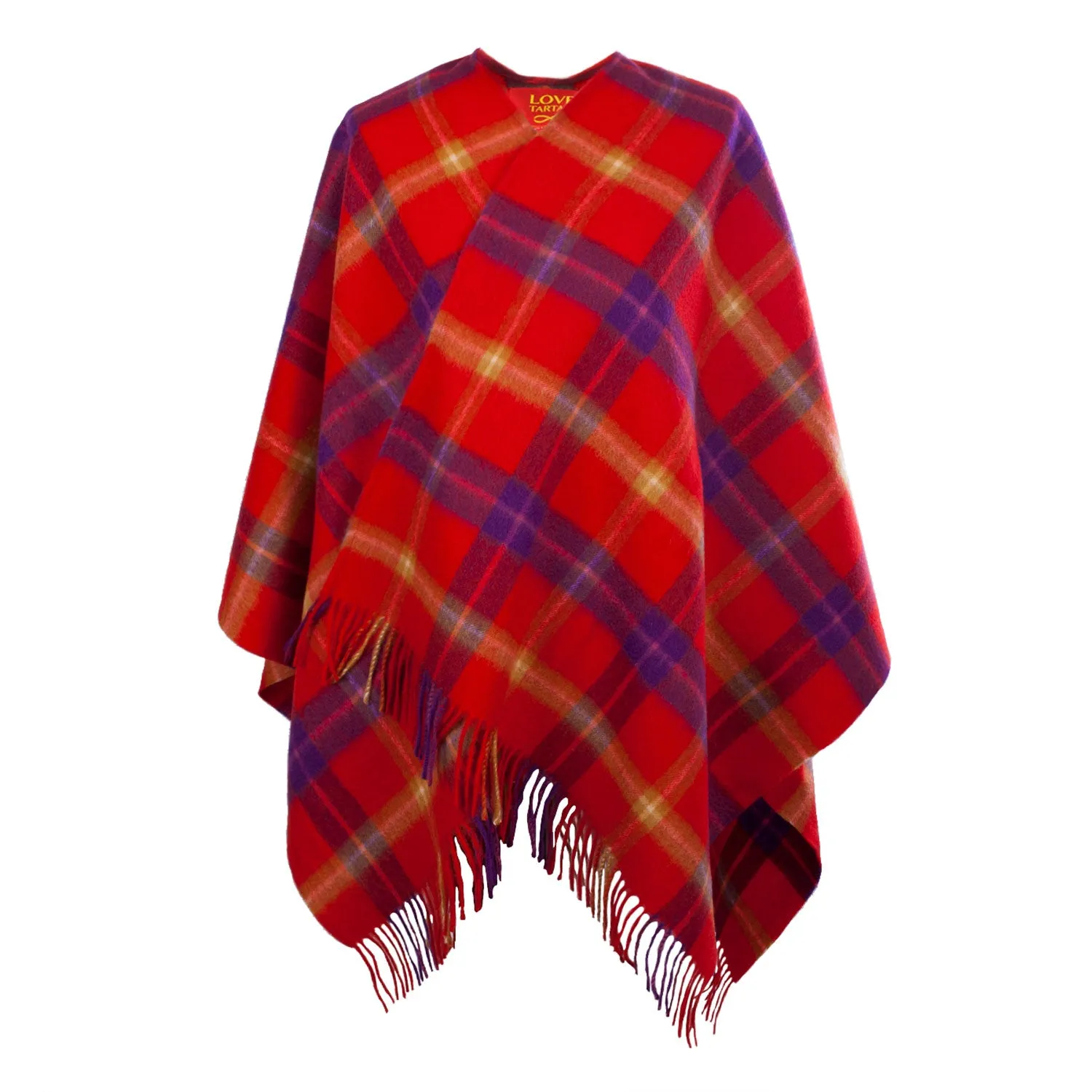 Mini Me Children’s Cape Love Tartan Lambswool Love Tartan