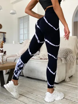 Monaco Tie dye Seamless Legging High Waist