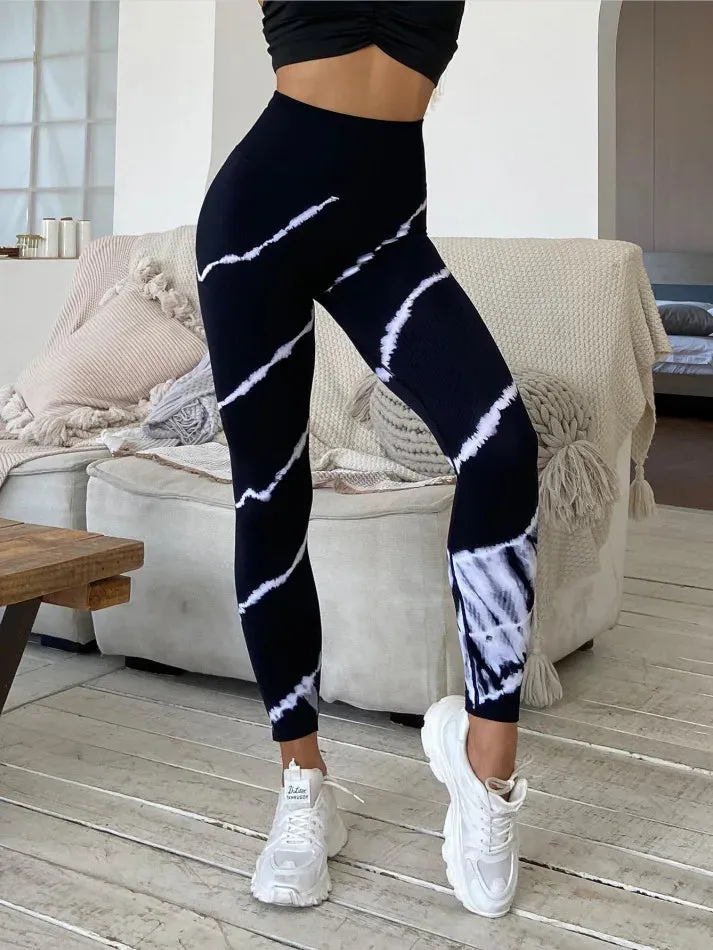 Monaco Tie dye Seamless Legging High Waist