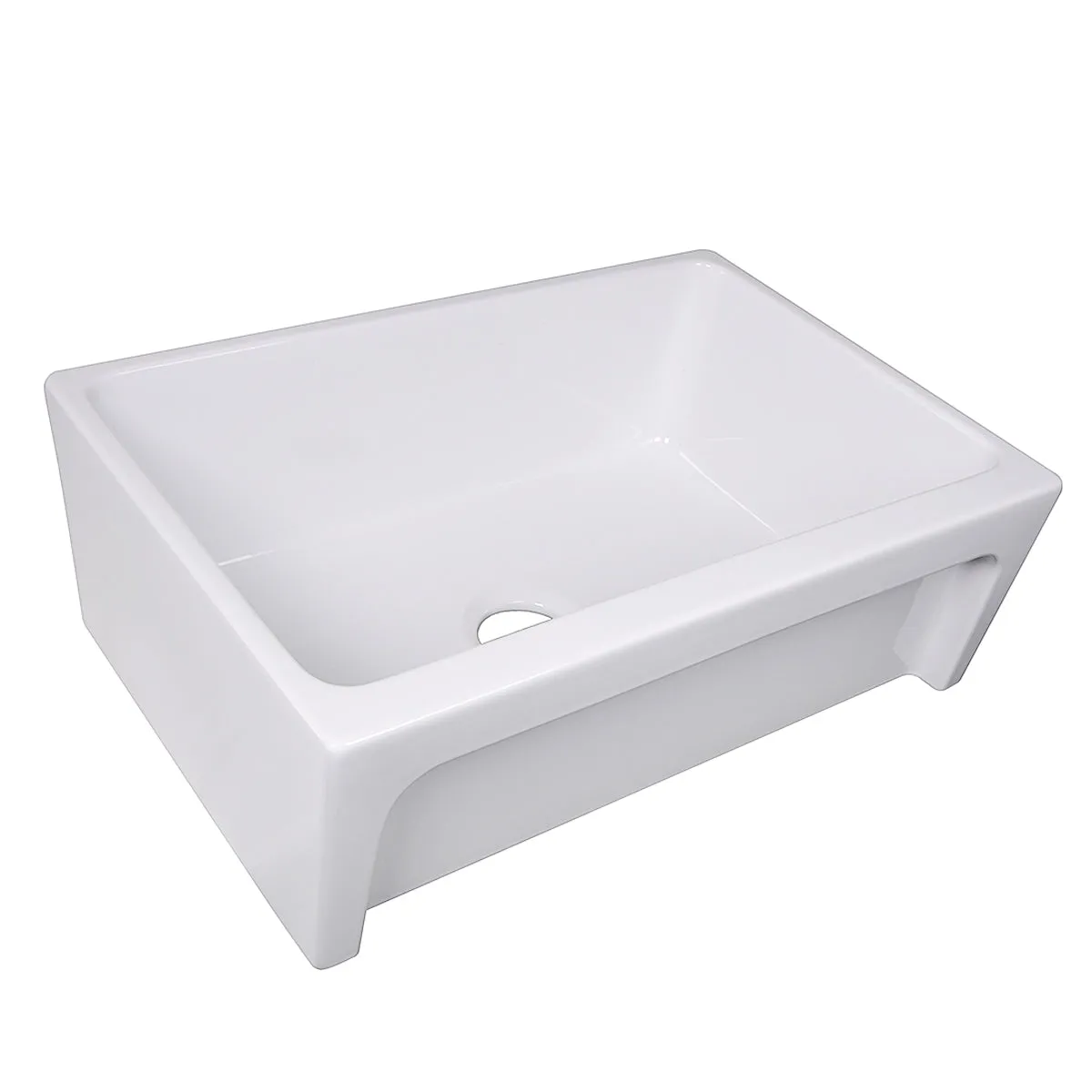 Nantucket Sinks WH3018FCL 30 Inch Reversible Italian Sink