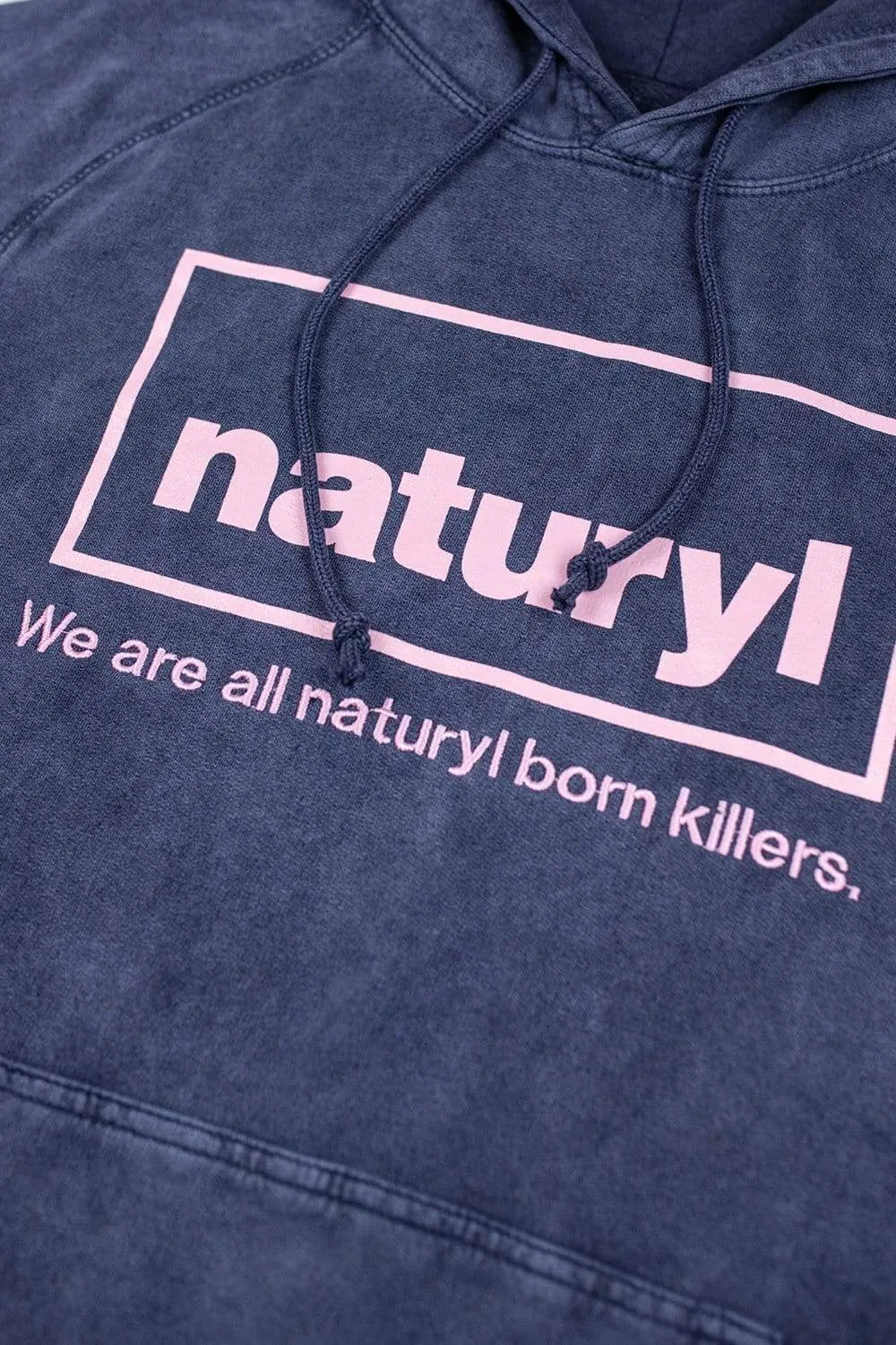 Naturyl Vintage Denim Hoodie by Niykee Heaton