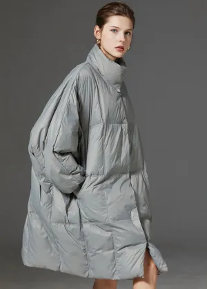 Oversize Stand Collar Down Puffer Coat