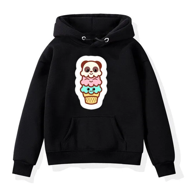 Panda Japanese Hoodie<br>Panda Kids