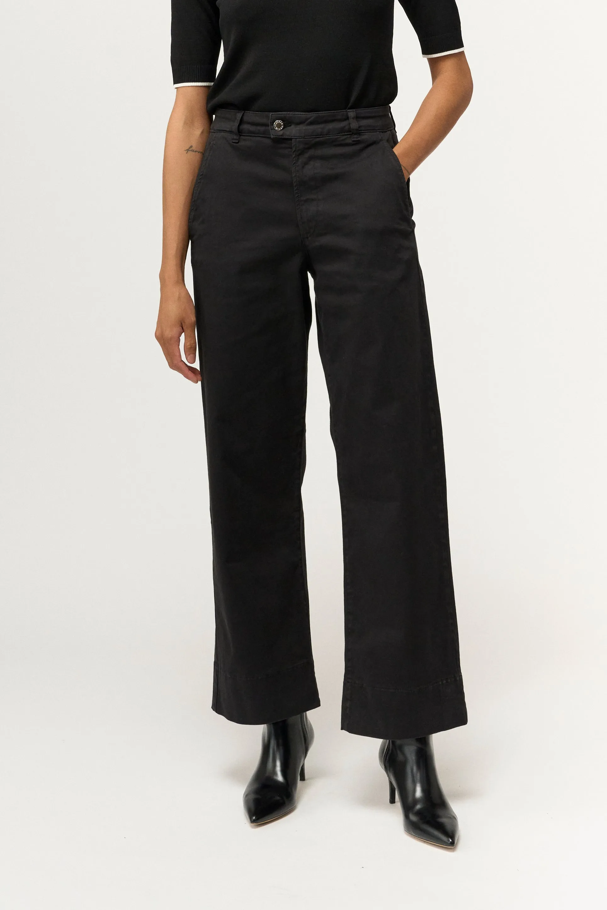 PD-Birkin Weekend Cropped Pant - Black