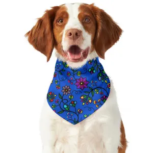 Prairie Paintbrush Blue Pet's Scarf