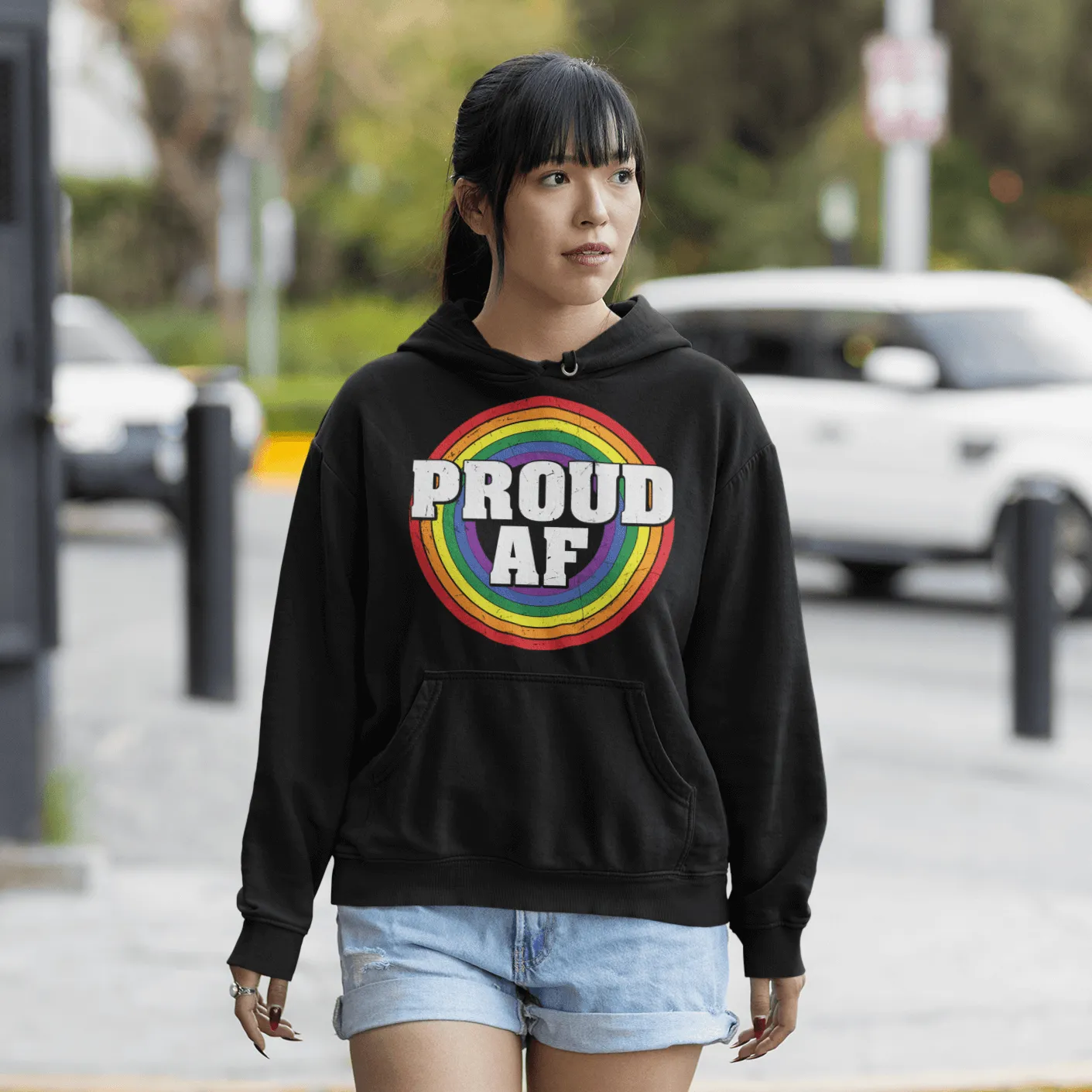 Proud AF | LGBT  Merch | Gay Pride Unisex Hoodie