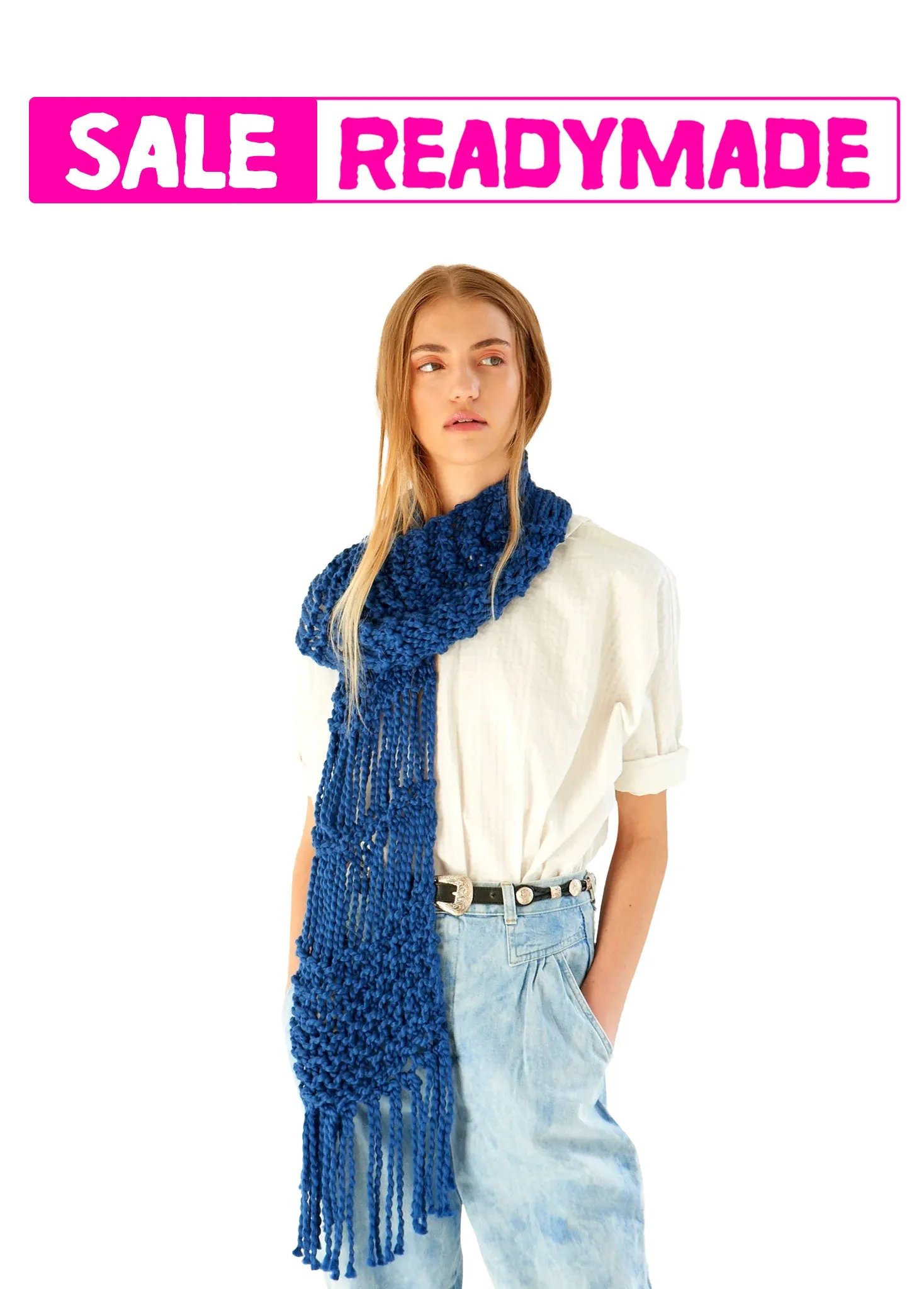 READY TO SHIP READYMADE CLEARANCE SALE!! - Summer Fringe Scarf - Cotton