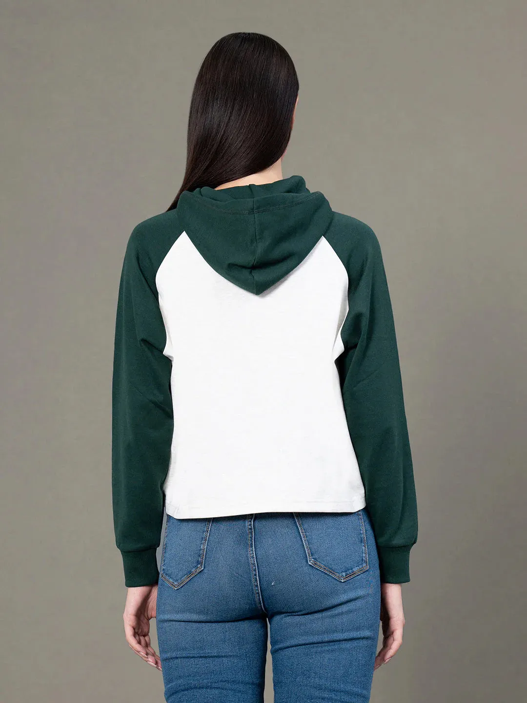 RedTape Raglan Sleeves Hoodie for Women | Everyday Comfort and Warmth | Your Go To Hoodie