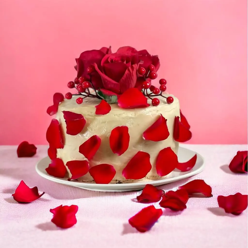 Regal Rose Velvet Cake