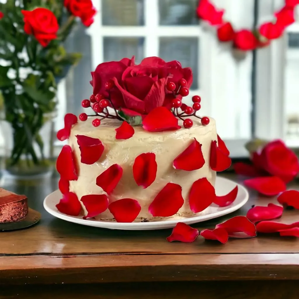 Regal Rose Velvet Cake