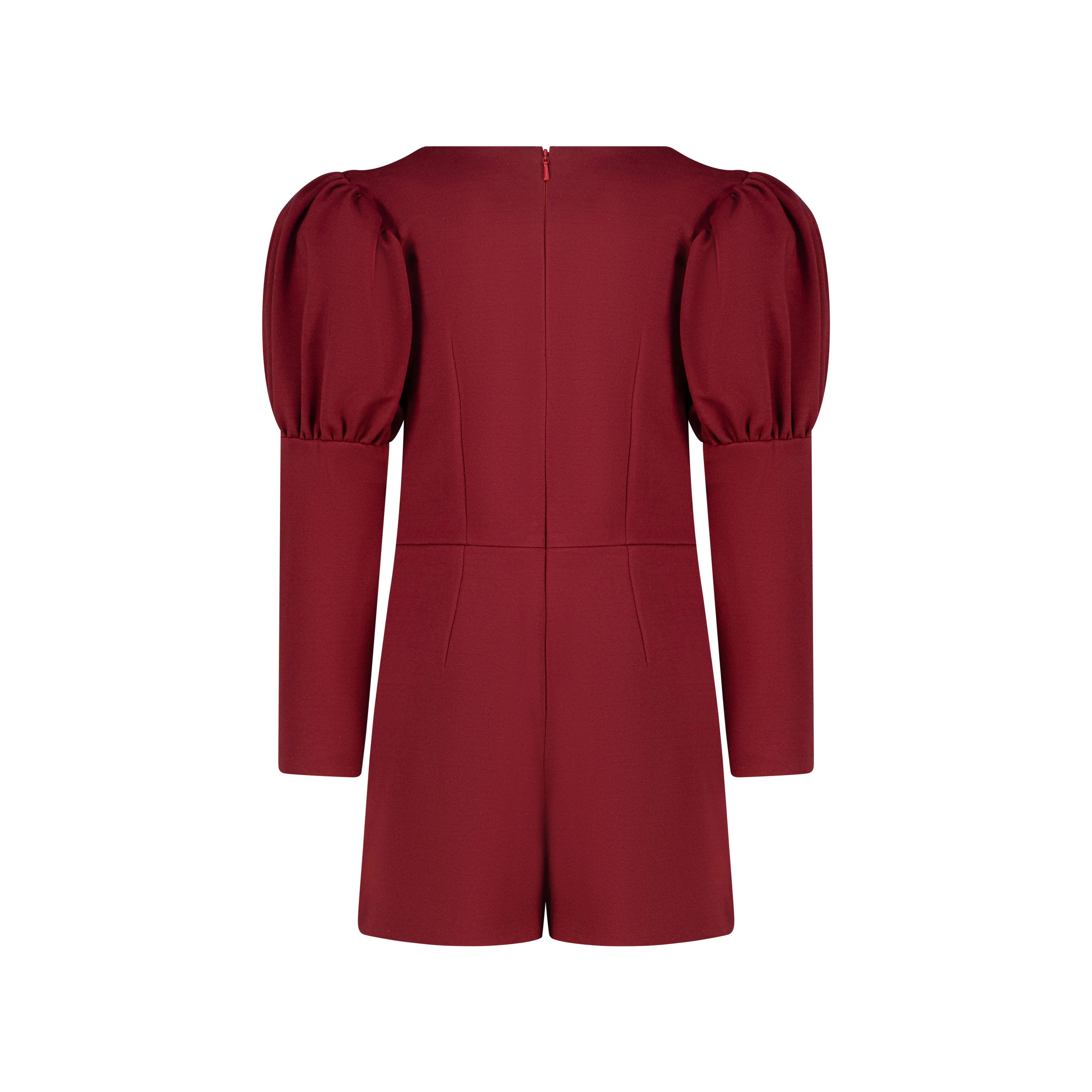 Rich Maroon Girl's Jumpsuit