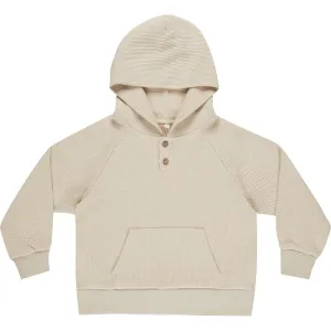 Rylee   Cru Waffle Hoodie - Stone