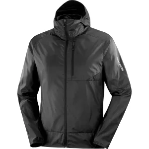 Salomon Men&#x27;s Bonatti Cross Full Zip Hoodie Deep Black | Buy Salomon Men&#x27;s Bonatti Cross Full Zip Hoodie Deep Black here | Outnorth