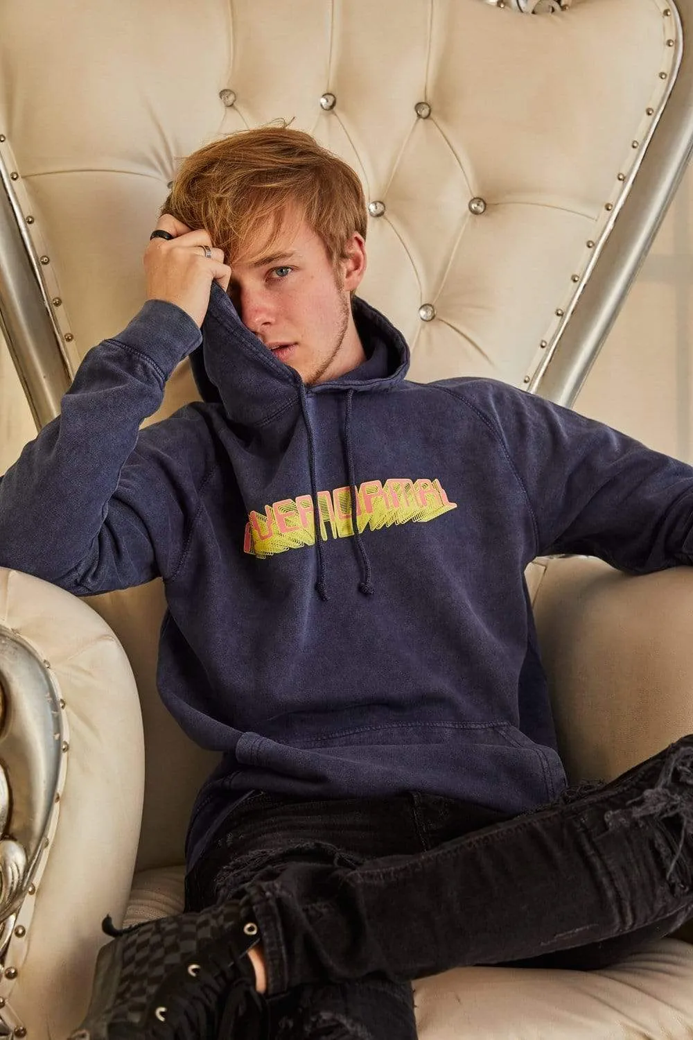 Sam Golbach: Never Normal Vintage Prism Hoodie