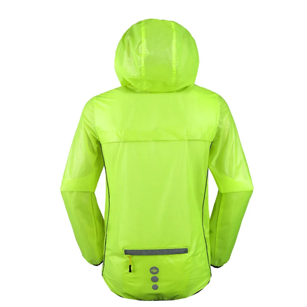 Santic Green Goblin Men Cycling Lightweight Jacket