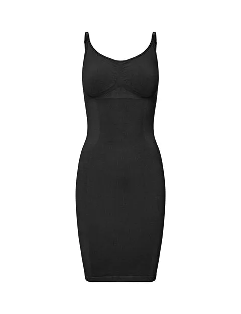 Second Skin Slip Dress - Black