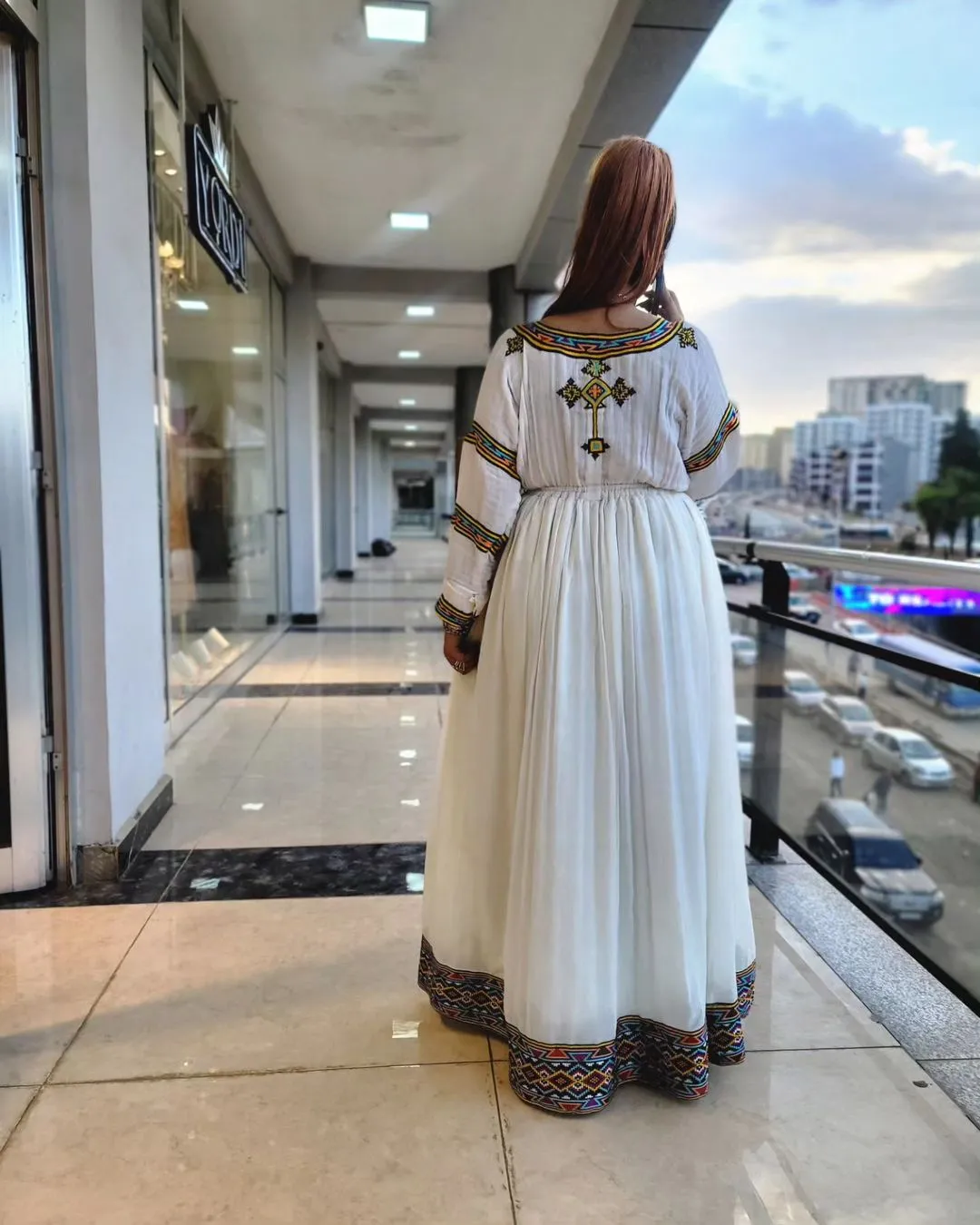 Simple Yet Gorgeous Habesha Dress: Ethiopian Traditional Habesha Kemis