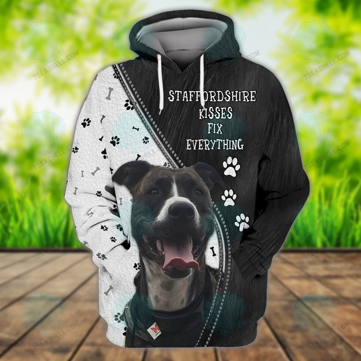 Staffordshire Bull Terrier 3D Full Print, Perfect Shirt for Staffordshire Dog Lovers