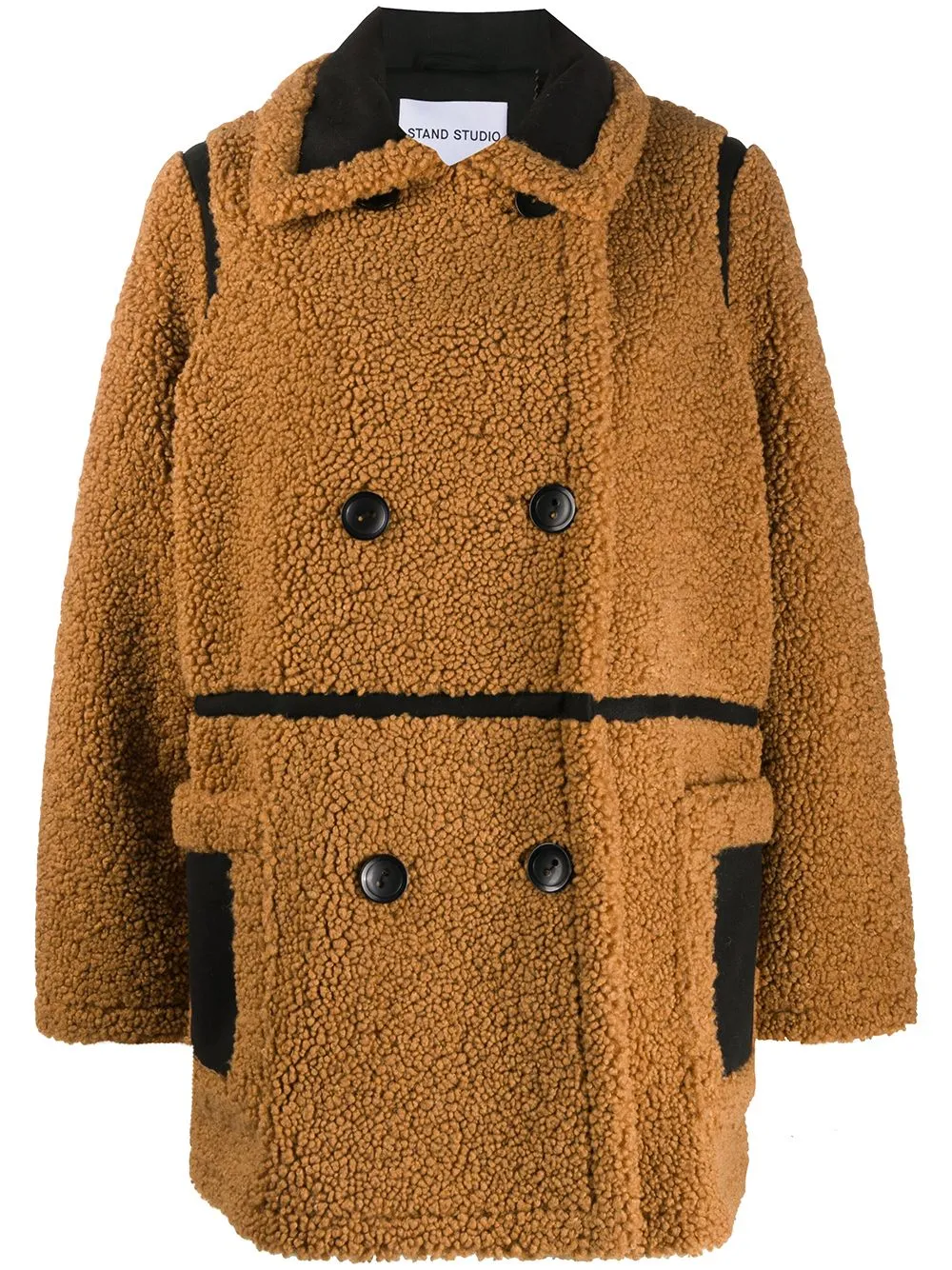 Stand Studio 'Chloe' Faux Shearling Jacket