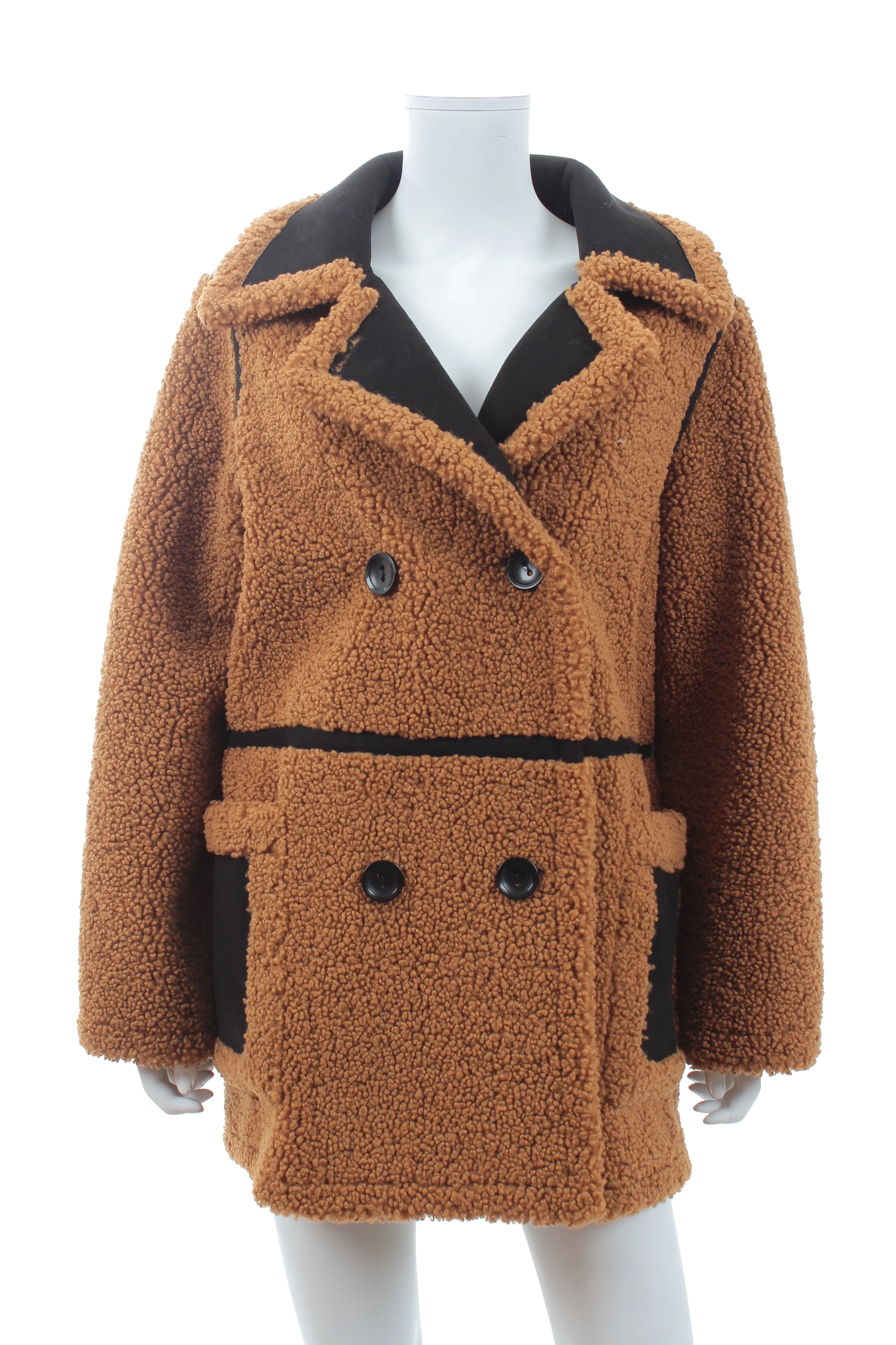 Stand Studio 'Chloe' Faux Shearling Jacket