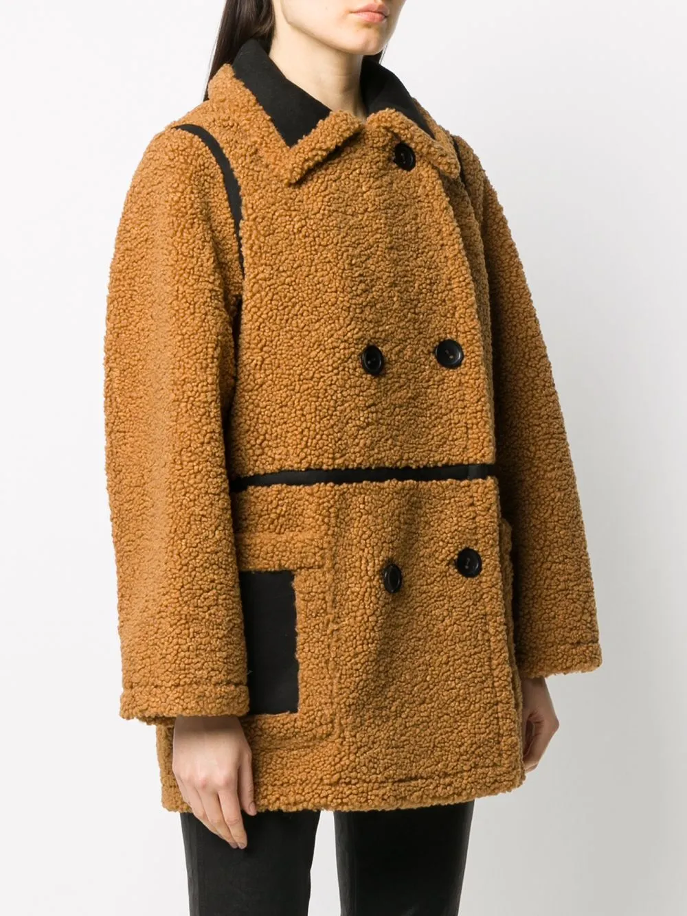 Stand Studio 'Chloe' Faux Shearling Jacket