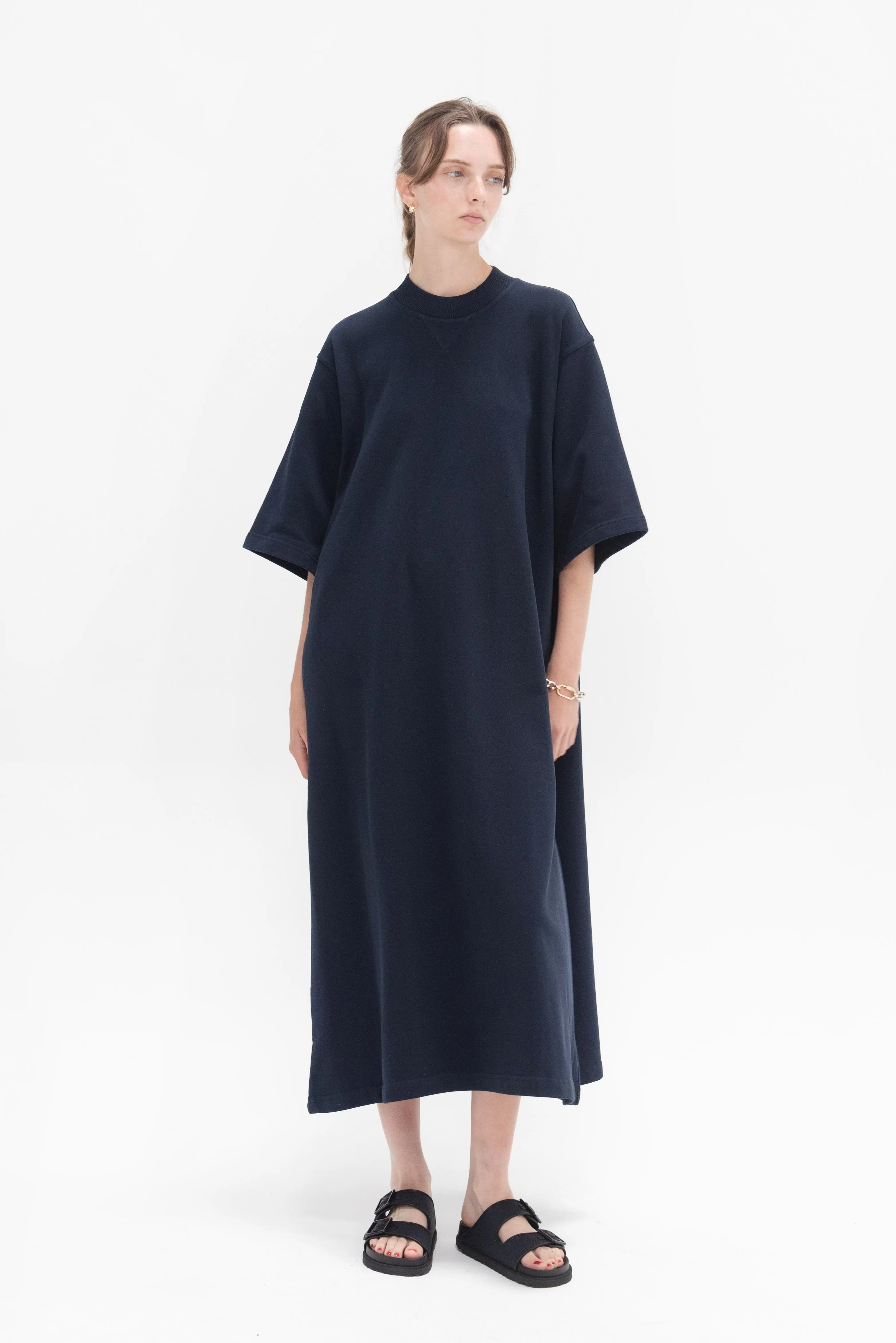 Tatum FLeece Dress, Navy