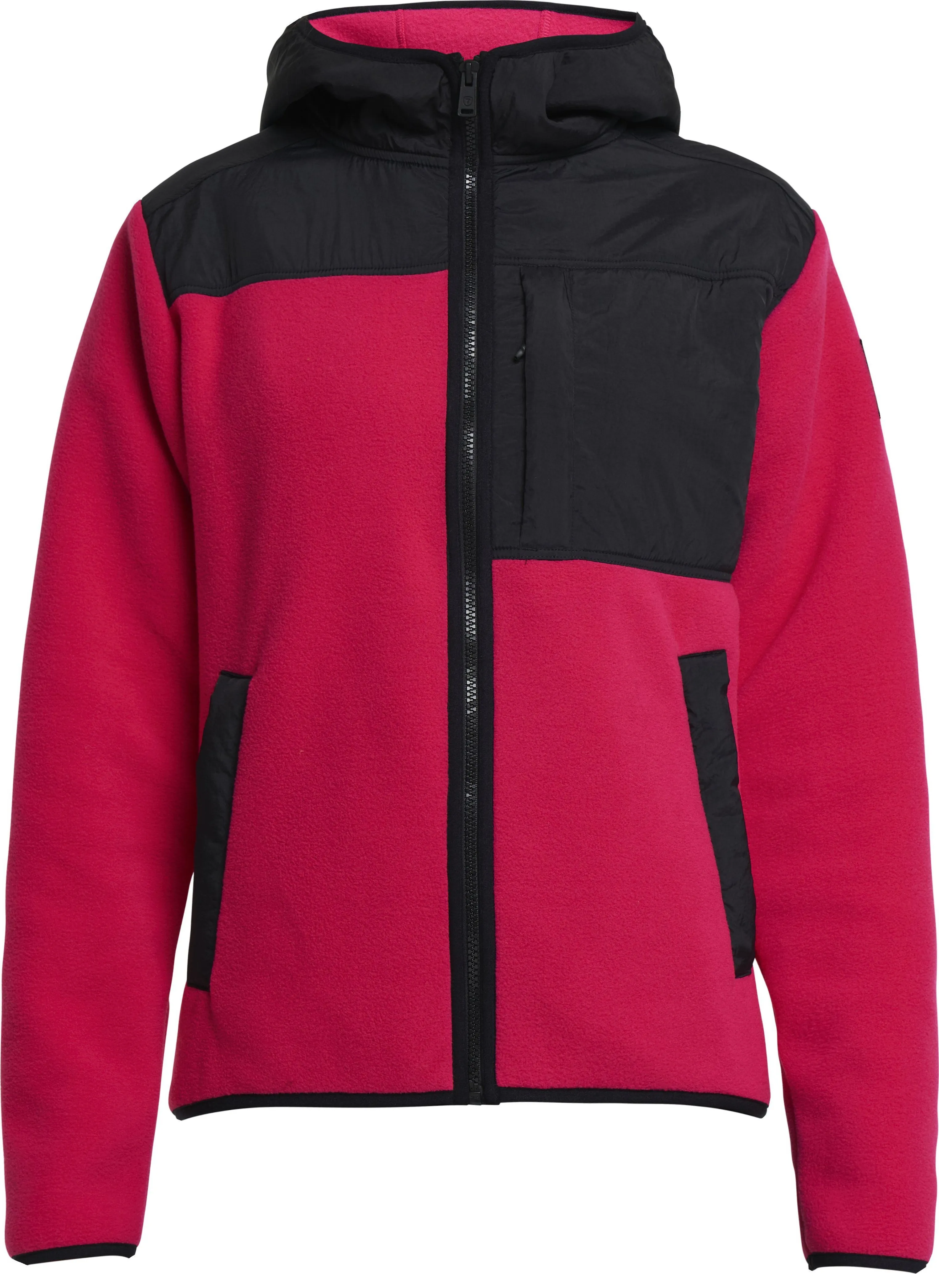 Tenson Women&#x27;s Block Zip Hoodie Cerise | Buy Tenson Women&#x27;s Block Zip Hoodie Cerise here | Outnorth