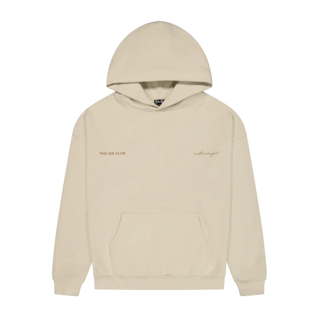 THE 138 CLUB HOODIE - BONE