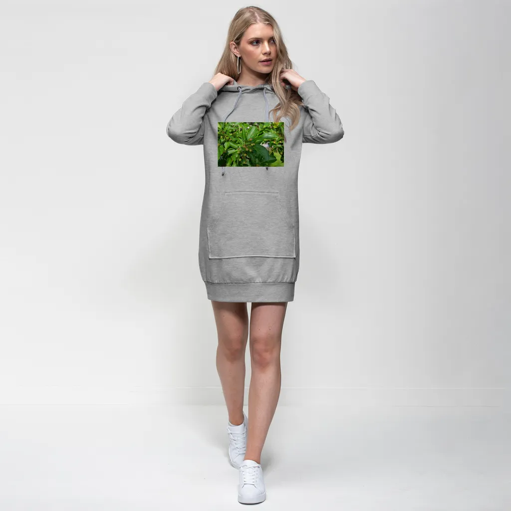 Tree with Seeds Premium Adult Hoodie Dress