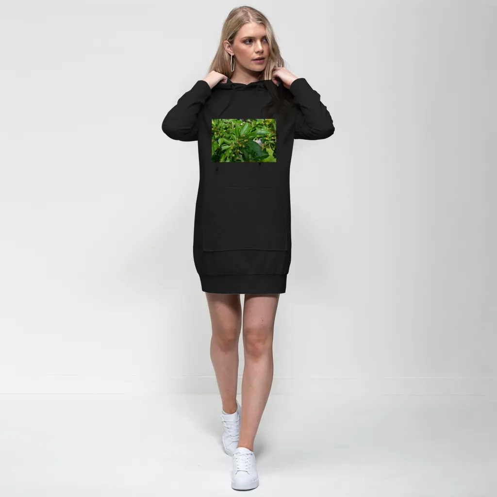 Tree with Seeds Premium Adult Hoodie Dress