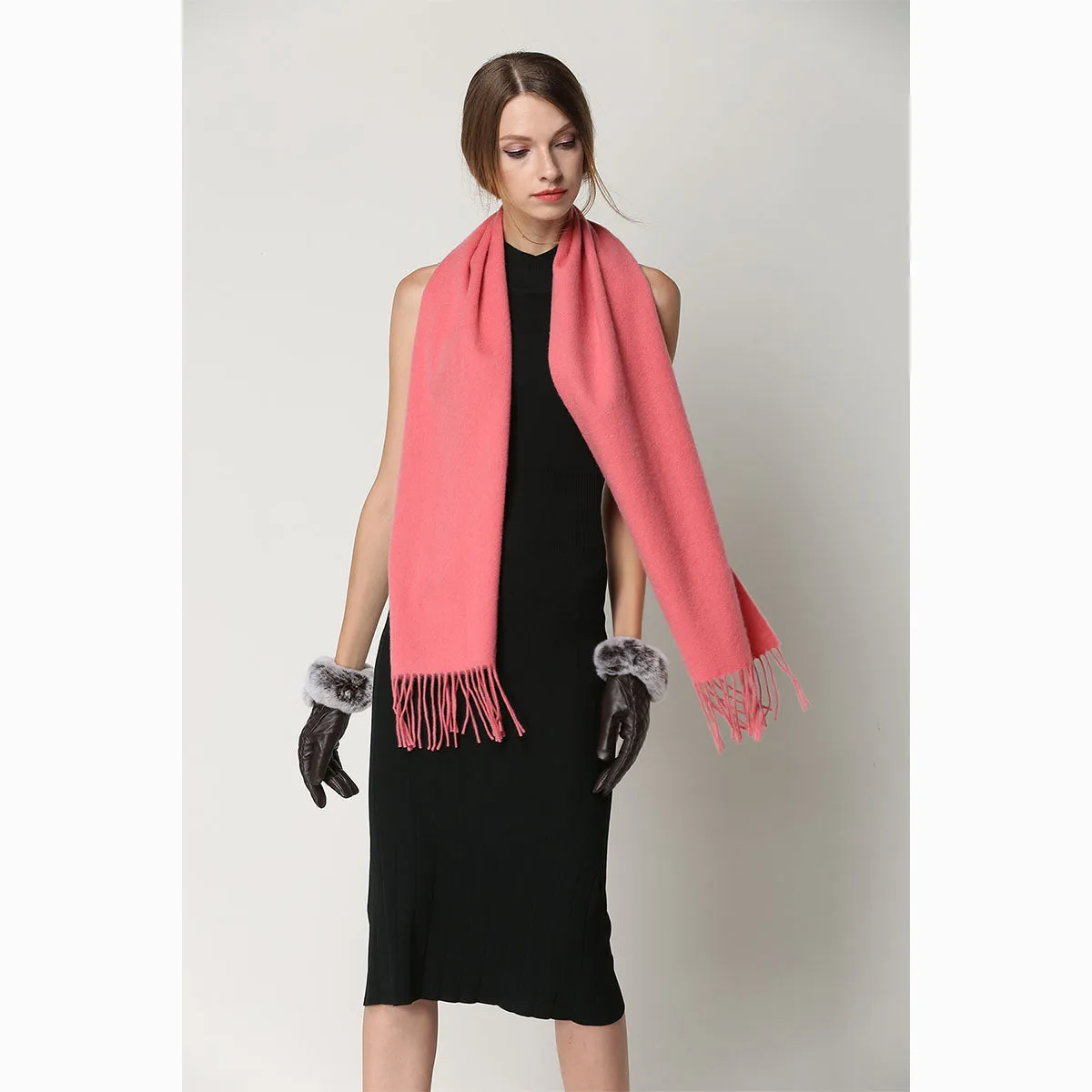 Ugg Cashmere & Wool Scarf Watermelon