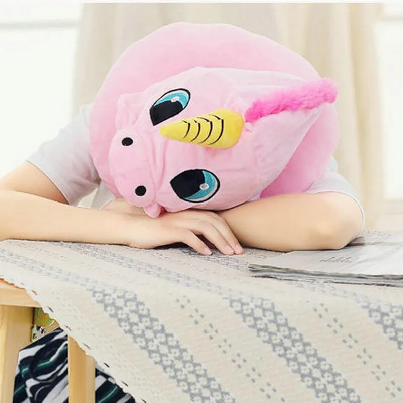 Unicorn Hoodie Neck Pillow