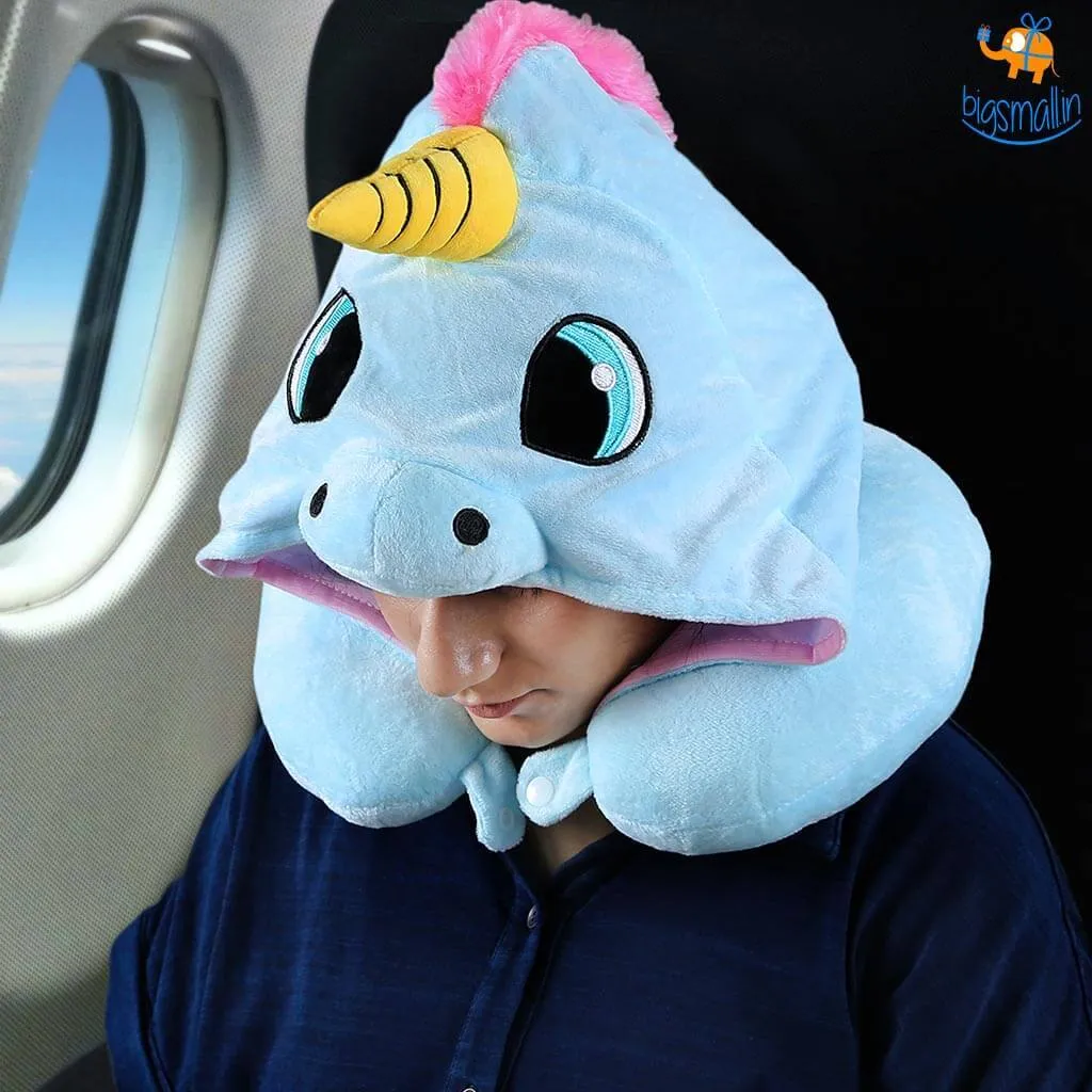 Unicorn Hoodie Neck Pillow