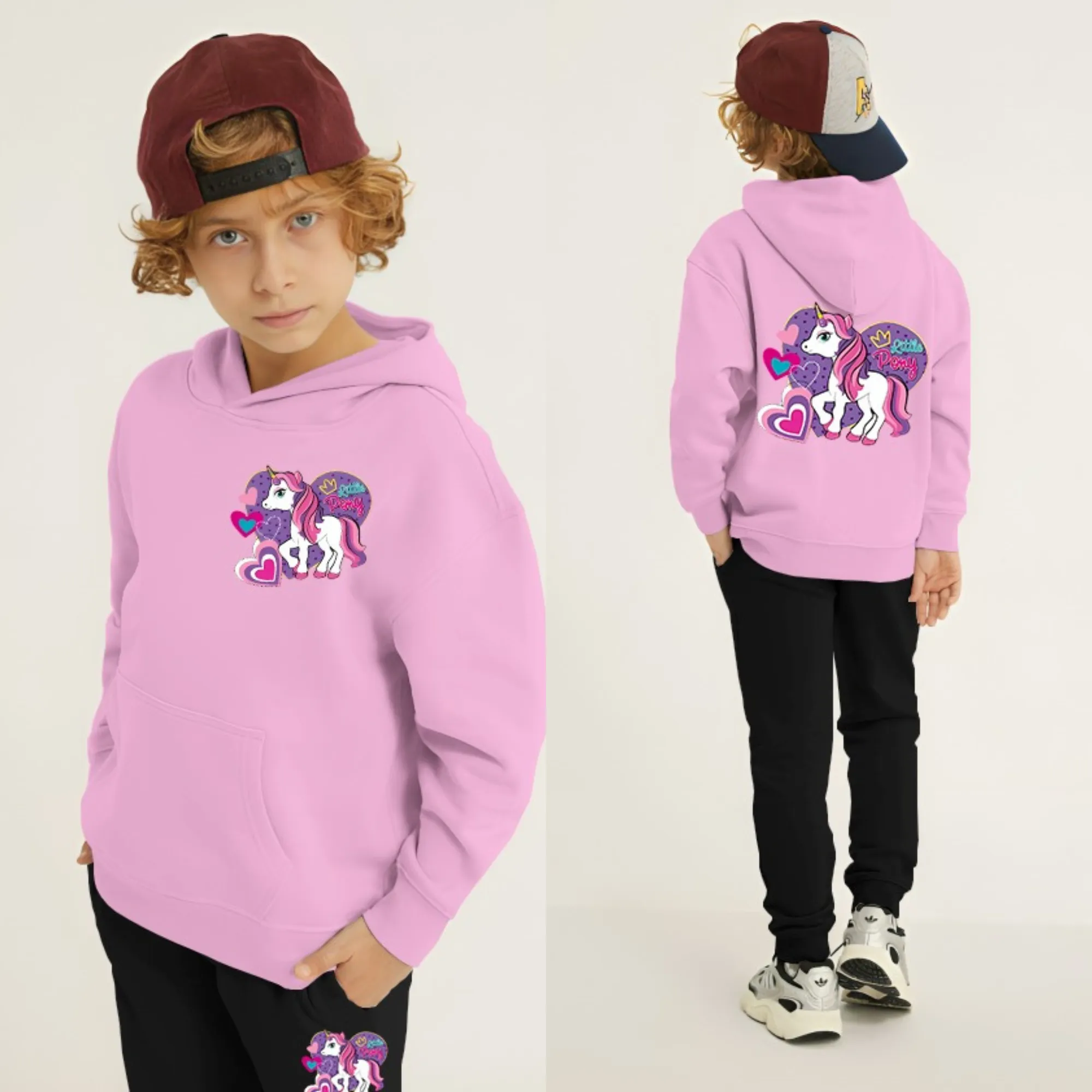 Unicorn Printed Kids Hoodie Set