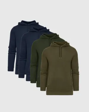 Variety Waffle Hoodie 4-Pack