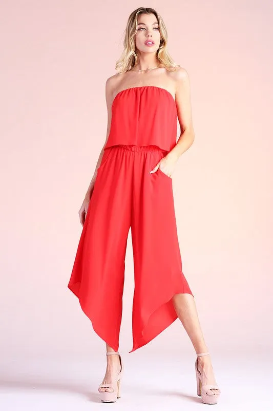 VERA STRAPLESS JUMPSUIT