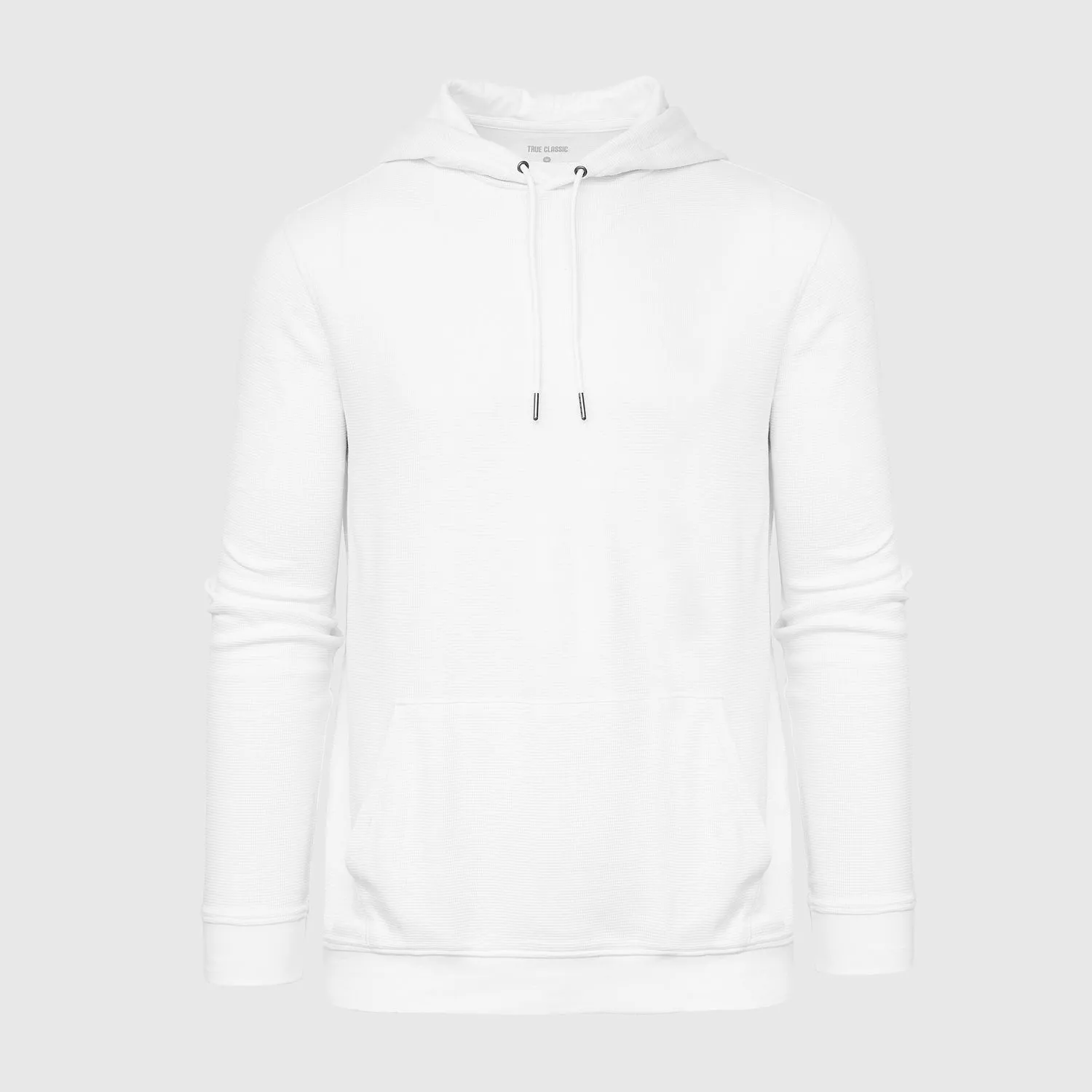 White Waffle Hoodie