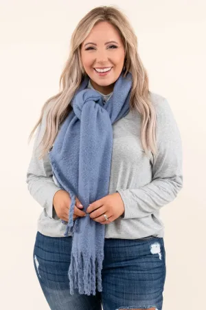 Wrapped In Warmth Scarf, Blue