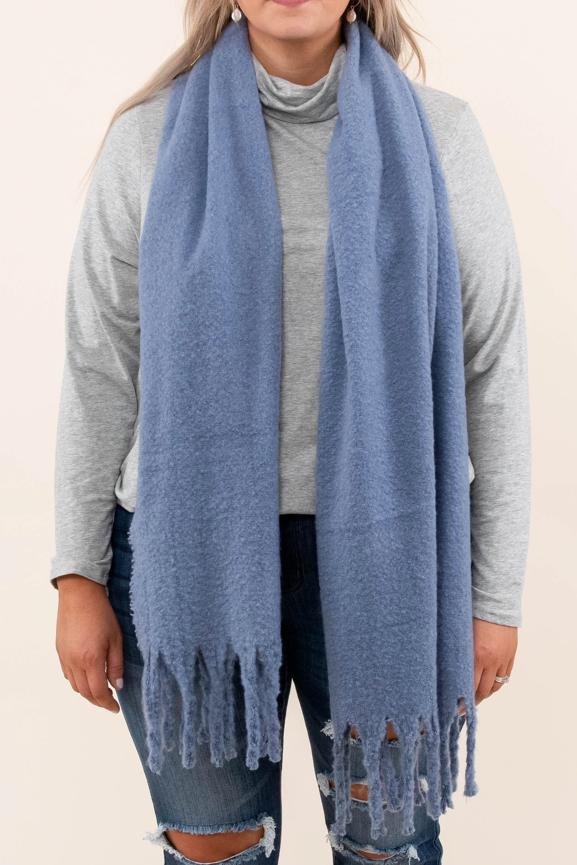 Wrapped In Warmth Scarf, Blue