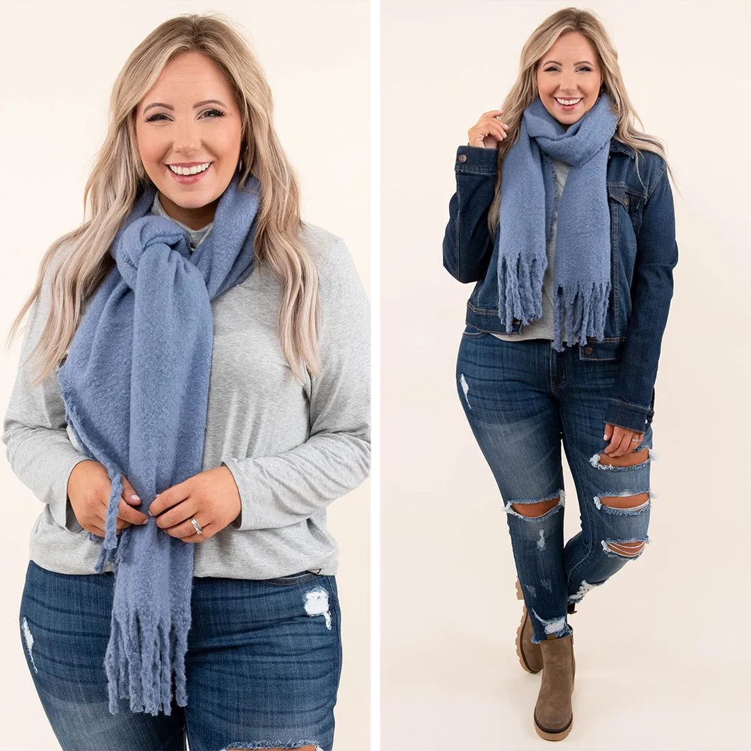 Wrapped In Warmth Scarf, Blue