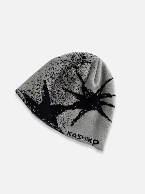 Y2K Star Graphic Beanie