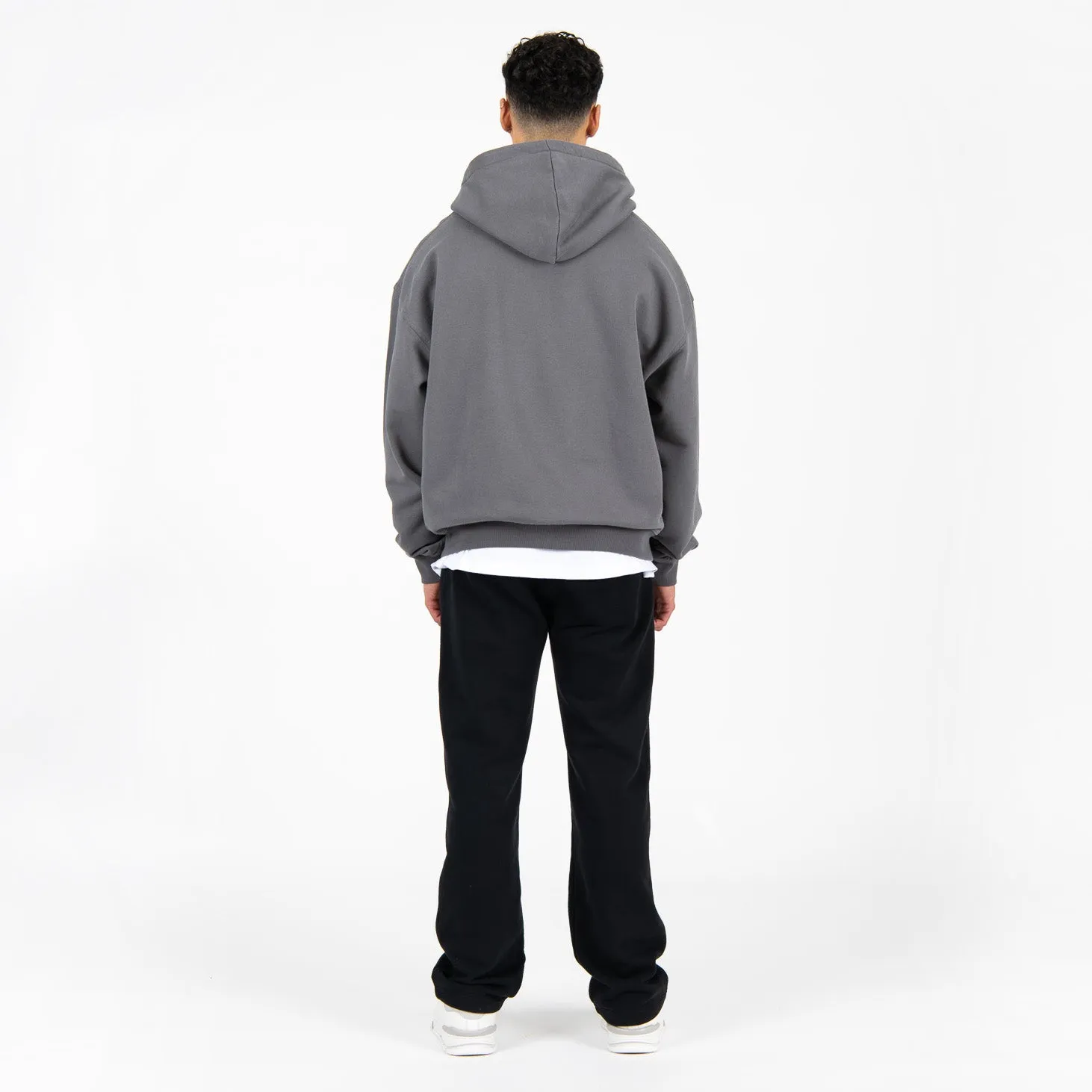 Zip Hoodie - Charcoal